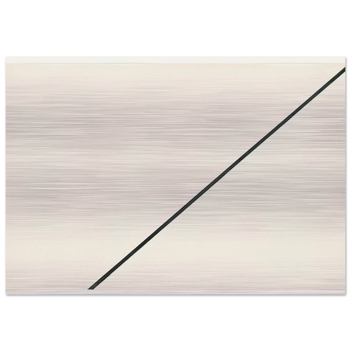 Diagonal - Ellsworth Kelly Brushed Aluminum Print - 70x100 cm / 28x40 inches | Ellsworth Kelly Aluminum Print | Ellsworth Kelly Prints