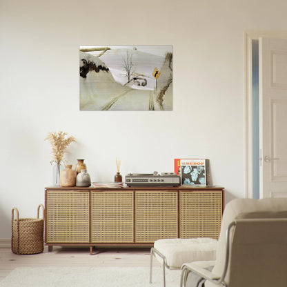 RING ROAD - Andrew Wyeth Brushed Aluminum Print - 70x100 cm / 28x40 inches | Andrew Wyeth Aluminum Print | Andrew Wyeth Prints