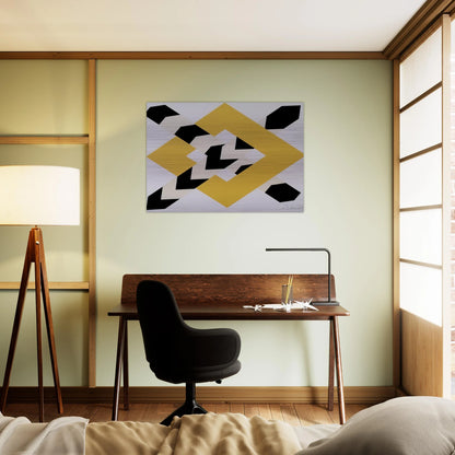 Constellation - 1971 - Allan D Arcangelo Brushed Aluminum Print - 70x100 cm / 28x40 inches | Allan D Arcangelo Aluminum Print | Allan D Arcangelo Prints