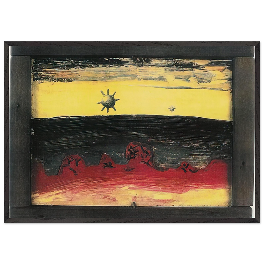 Prophecy - 1946 - Forrest Bess 70x100 cm / 28x40 inches Framed Art Print – Black Wooden Frame