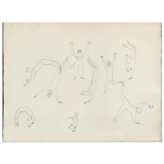 Alexander Calder - THE TUMBLERS II 1931 Fine Art Poster