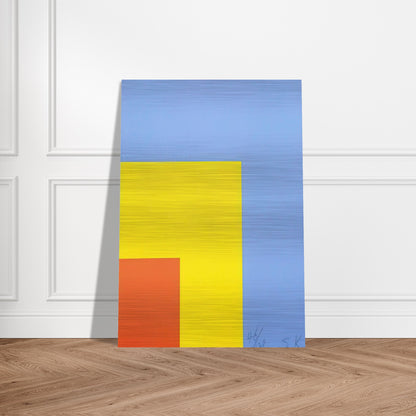 Red Yellow Blue - Ellsworth Kelly Brushed Aluminum Print - 70x100 cm / 28x40 inches | Ellsworth Kelly Aluminum Print | Ellsworth Kelly Prints