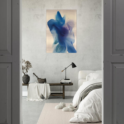 Phenomena Astral Blue - Paul Jenkins Brushed Aluminum Print - 70x100 cm / 28x40 inches | Paul Jenkins Aluminum Print | Paul Jenkins Prints