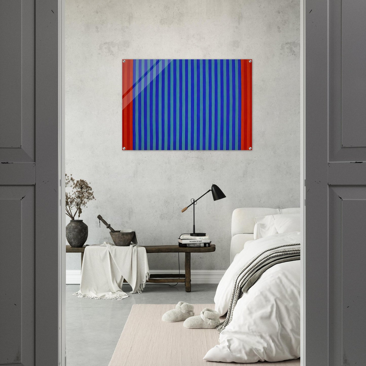 Untitled - 1962 - Gene Davis Acrylic Print - 70x100 cm / 28x40″ inches | Gene Davis Wall Art | Gene Davis Prints