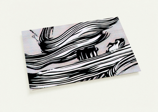BRUSHSTROKES 1968 By Roy Lichtenstein Pack of 10 Post Cards | Roy Lichtenstein Post Cards | A6 (10.5 x 14.8 cm) - 4.1 x 5.8 inches