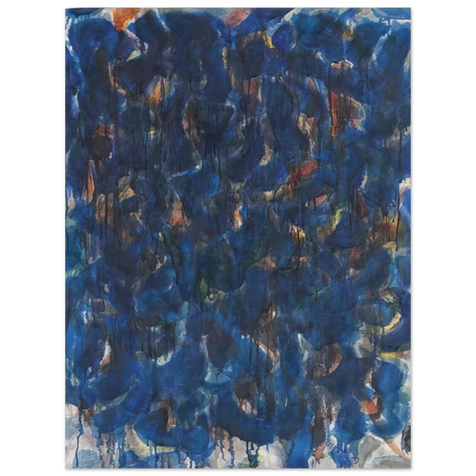 Sam Francis - Blue and Red  75x100 cm / 30x40inches Fine Art Poster