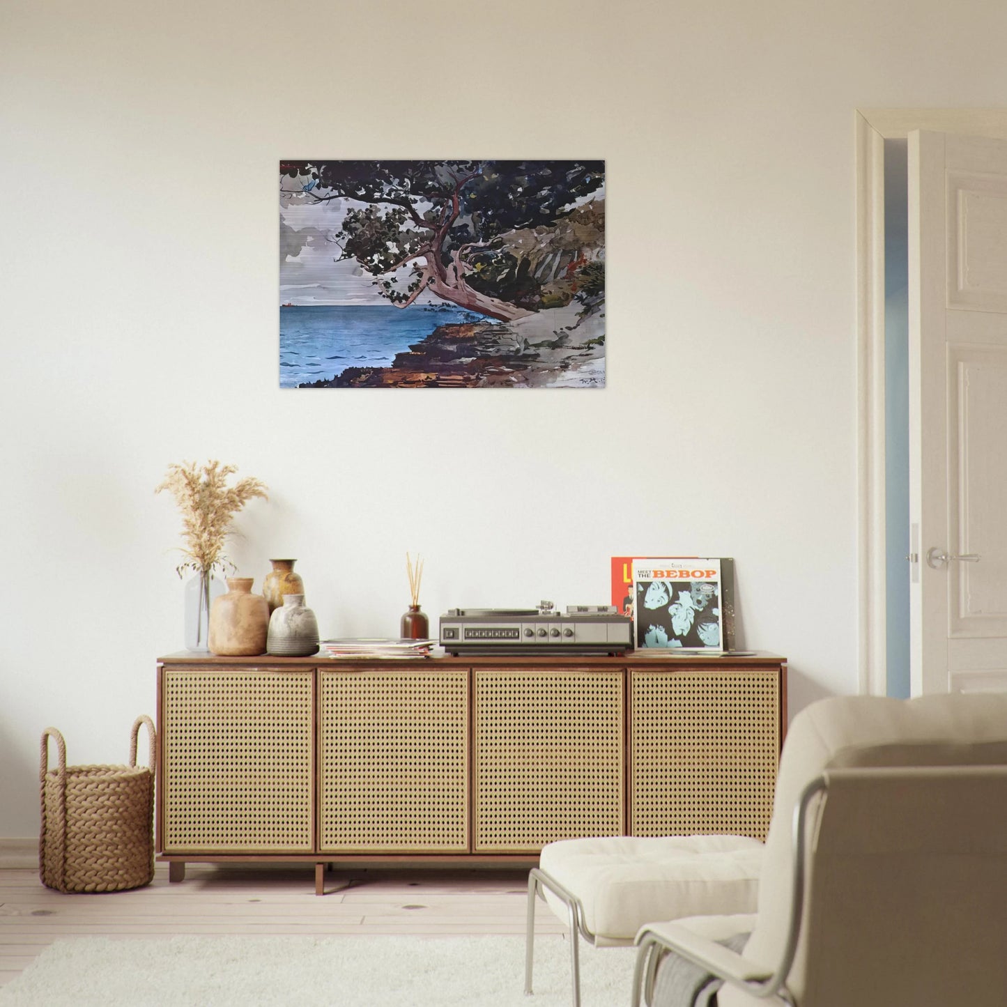 NORTH ROAD BERMUDA - Winslow Homer Brushed Aluminum Print - 70x100 cm / 28x40 inches | Winslow Homer Aluminum Print | Winslow Homer Prints