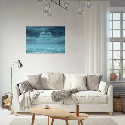 THE SEDUCER 1953 1 - Rene Magritte Brushed Aluminum Print - 70x100 cm / 28x40 inches | Rene Magritte Aluminum Print | Rene Magritte Prints