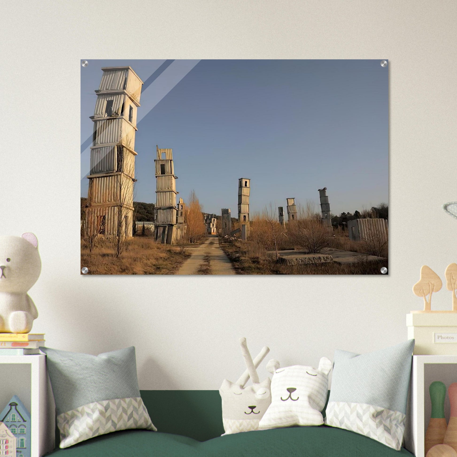 KIEFER S STUDIO COMPLEX AT BARJAC IN SOUTHERN FRANCE 2012 - Anselm Kiefer Acrylic Print - 70x100 cm / 28x40″ inches | Anselm Kiefer Wall Art | Anselm Kiefer Prints