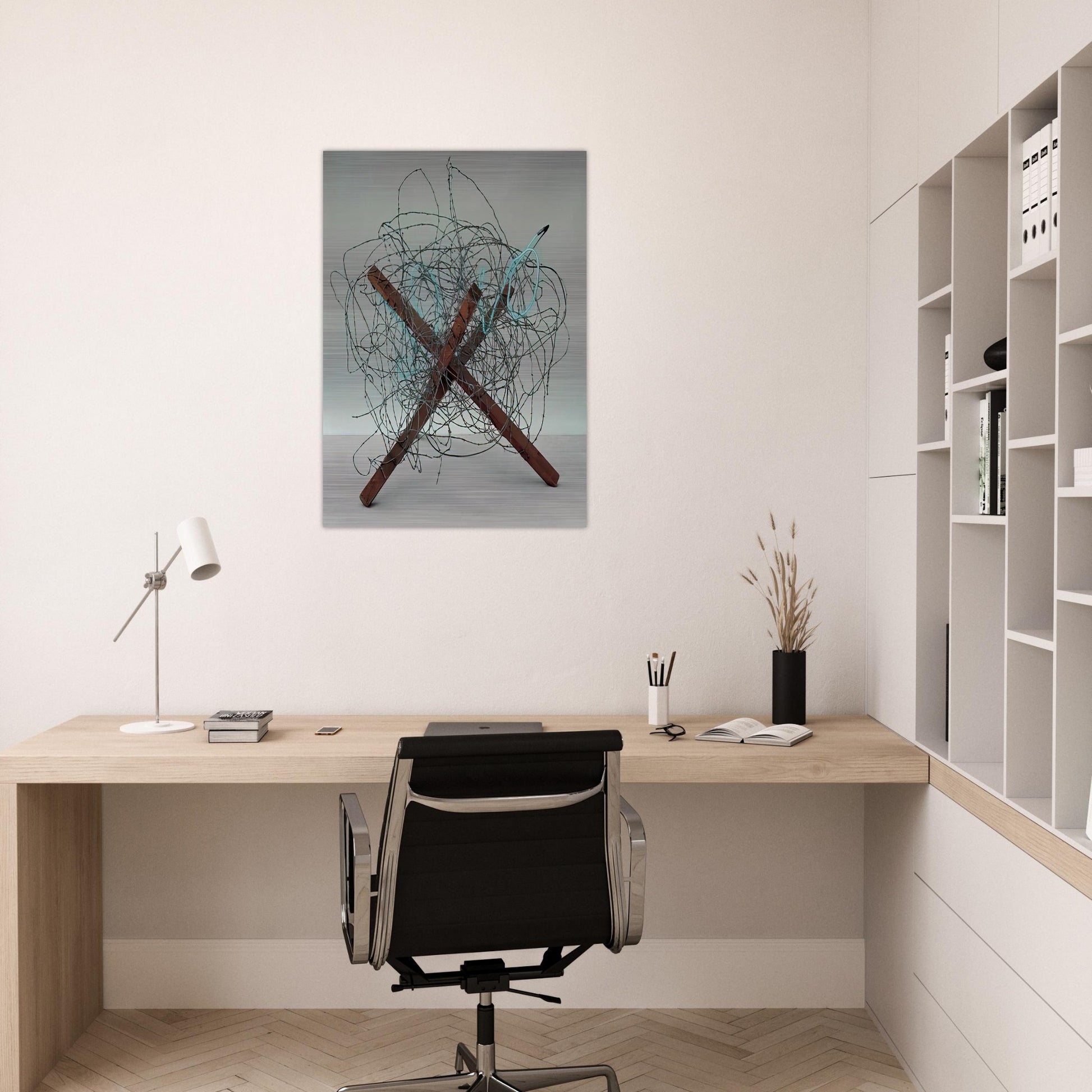 Tumbleweed - James Rosenquist Brushed Aluminum Print - 70x100 cm / 28x40 inches | James Rosenquist Aluminum Print | James Rosenquist Prints
