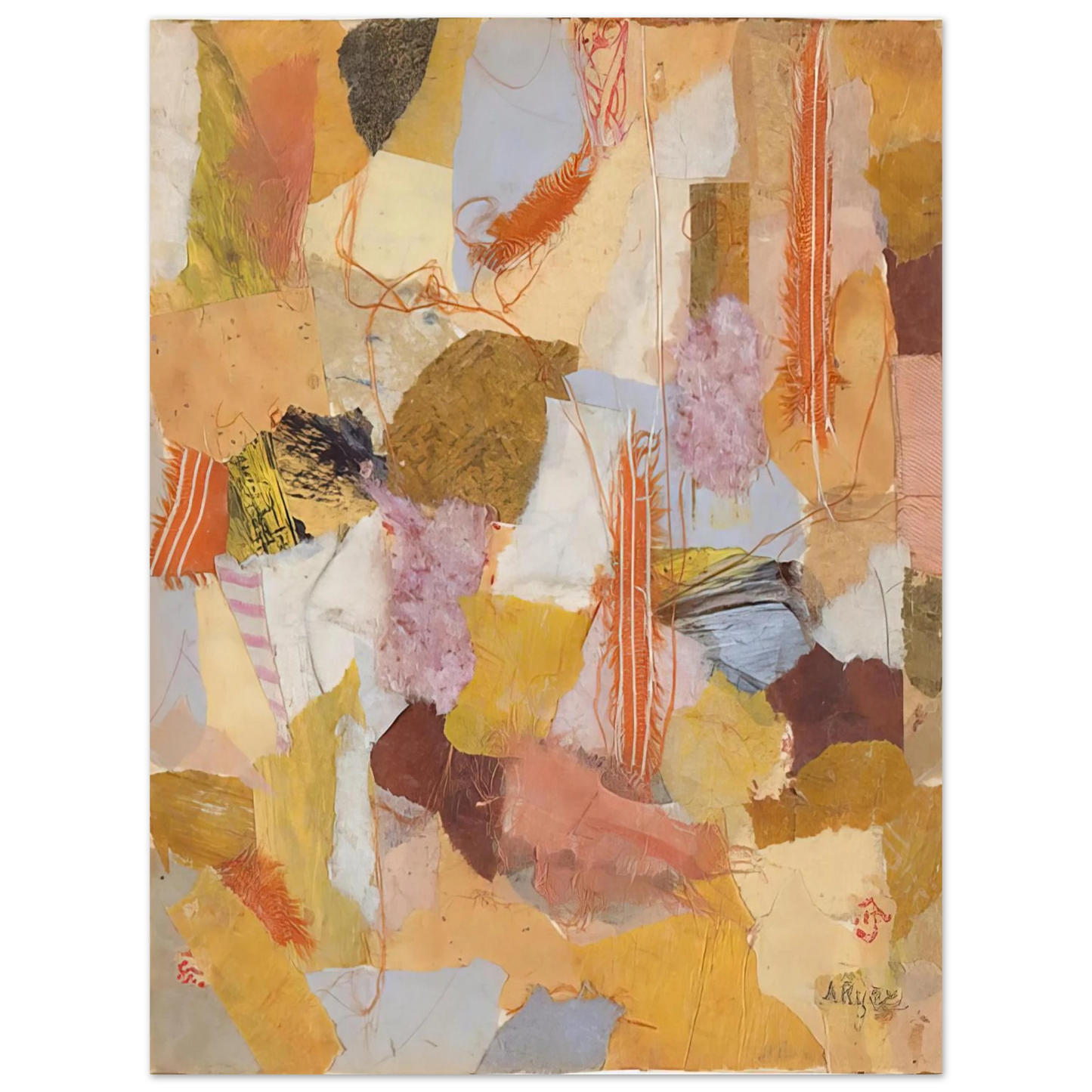 Anne Ryan - Number 650 - 1953  75x100 cm / 30x40inches Fine Art Poster