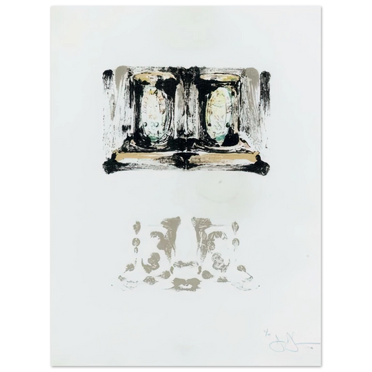 Jasper Johns - ALE CANS ULAE 152  75x100 cm / 30x40inches Fine Art Poster