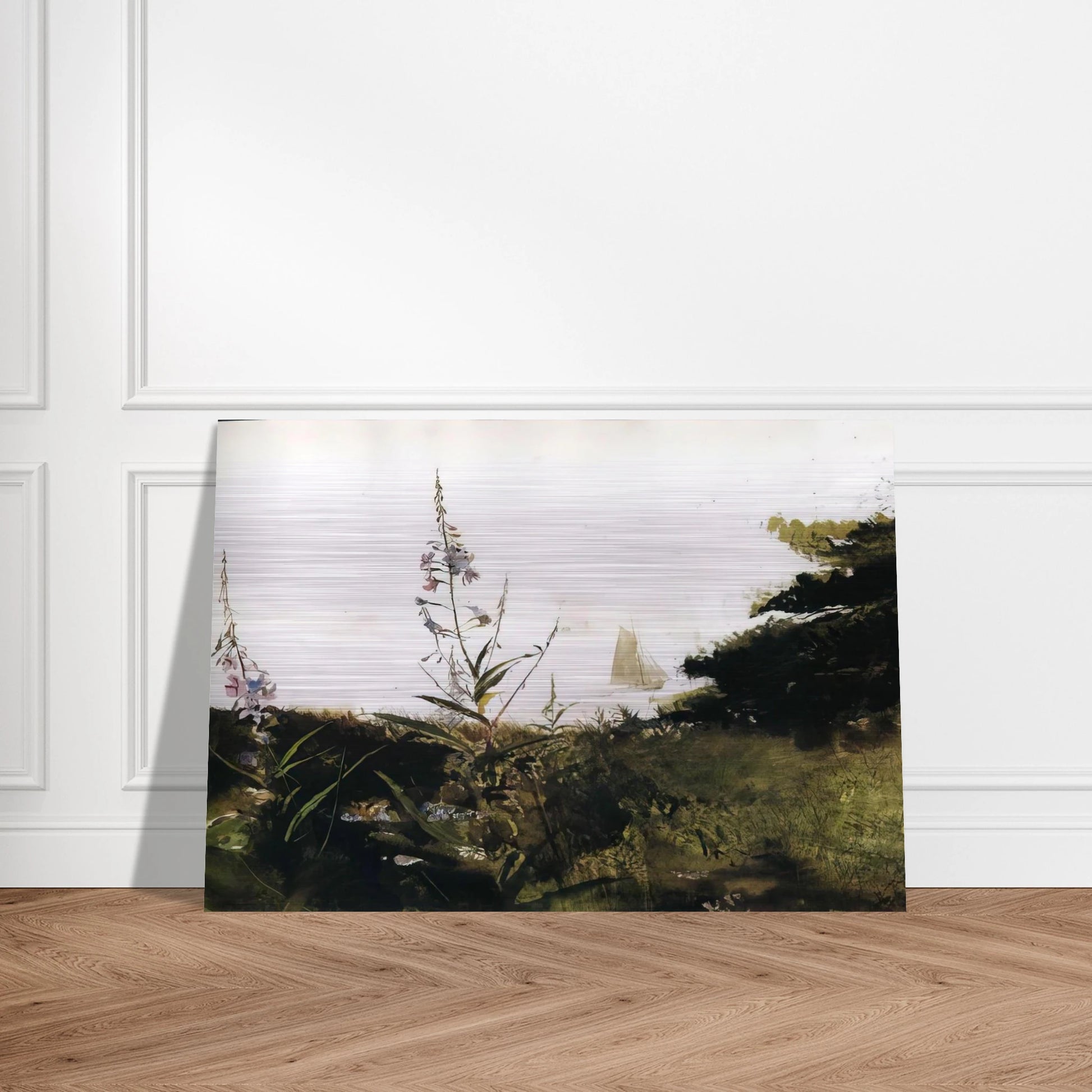 UNDER SAIL - Andrew Wyeth Brushed Aluminum Print - 70x100 cm / 28x40 inches | Andrew Wyeth Aluminum Print | Andrew Wyeth Prints