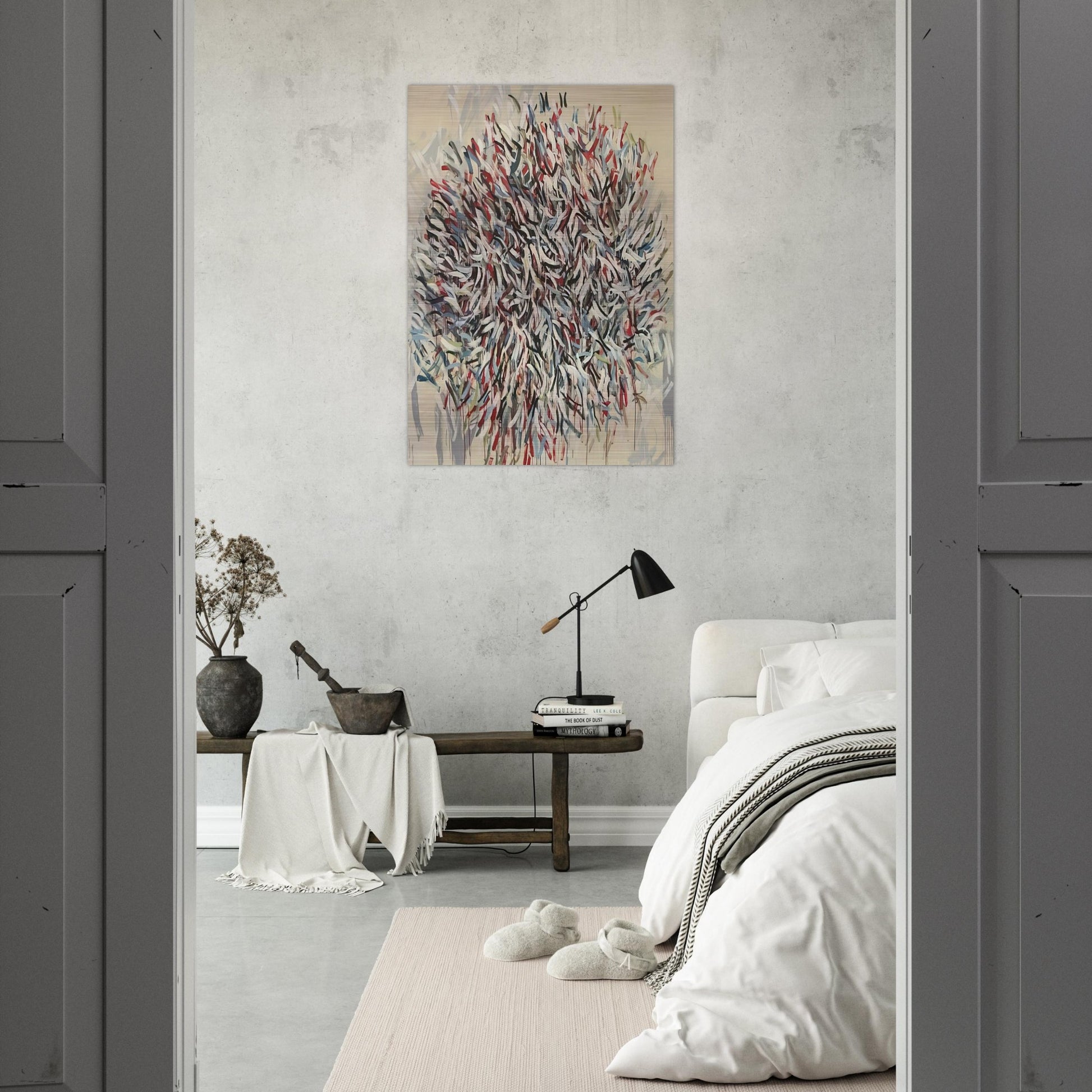 Abstract 2 - 1982 - Robert Goodnough Brushed Aluminum Print - 70x100 cm / 28x40 inches | Robert Goodnough Aluminum Print | Robert Goodnough Prints