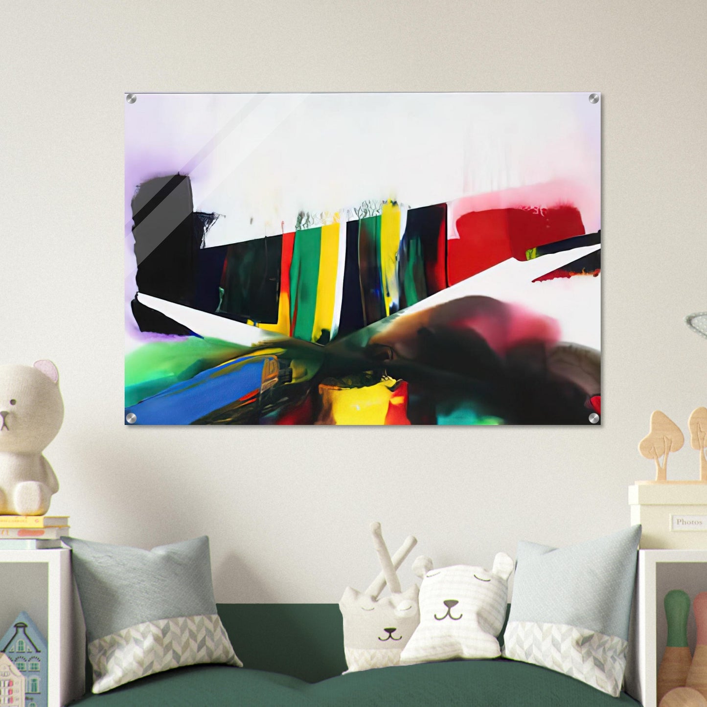 Phenomena Cave of the Prism Winds Year - Paul Jenkins Acrylic Print - 70x100 cm / 28x40″ inches