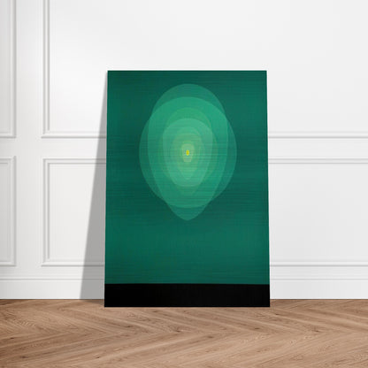 Green Mandala - 1969 - Clarence Holbrook Carter Brushed Aluminum Print - 70x100 cm / 28x40 inches | Clarence Holbrook Carter Aluminum Print | Clarence Holbrook Carter Prints