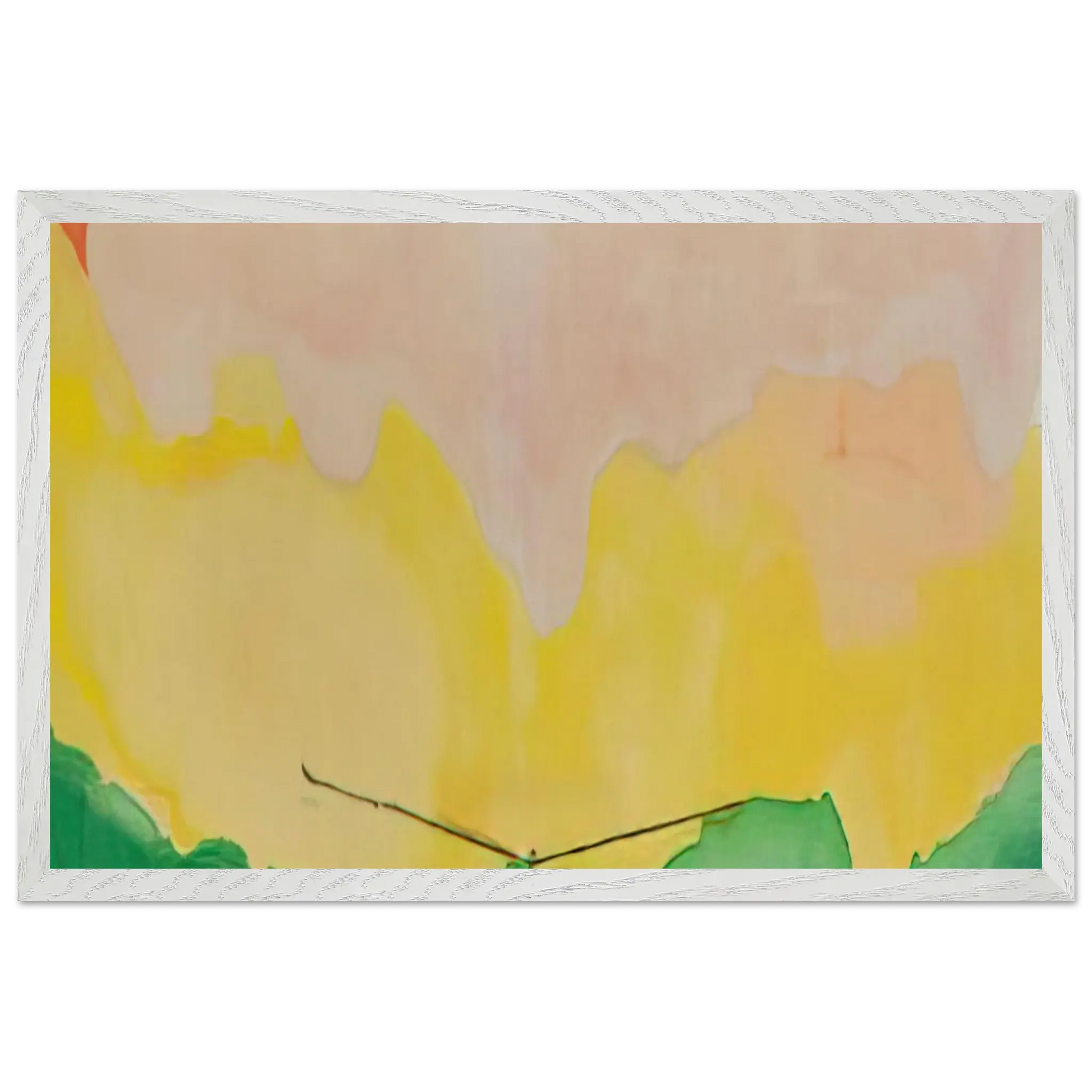 Helen Frankenthaler - Boulevard - 1973 Wall art - 21x29.7 cm / 8x12" - Premium Wooden Framed Poster With Fine Art Paper - Wood frame