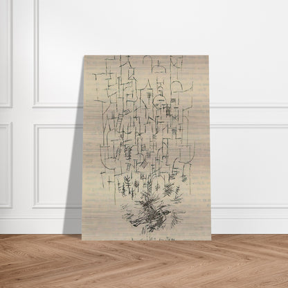 DEATH FOR THE IDEA 1915 - Paul Klee Brushed Aluminum Print - 70x100 cm / 28x40 inches | Paul Klee Aluminum Print | Paul Klee Prints