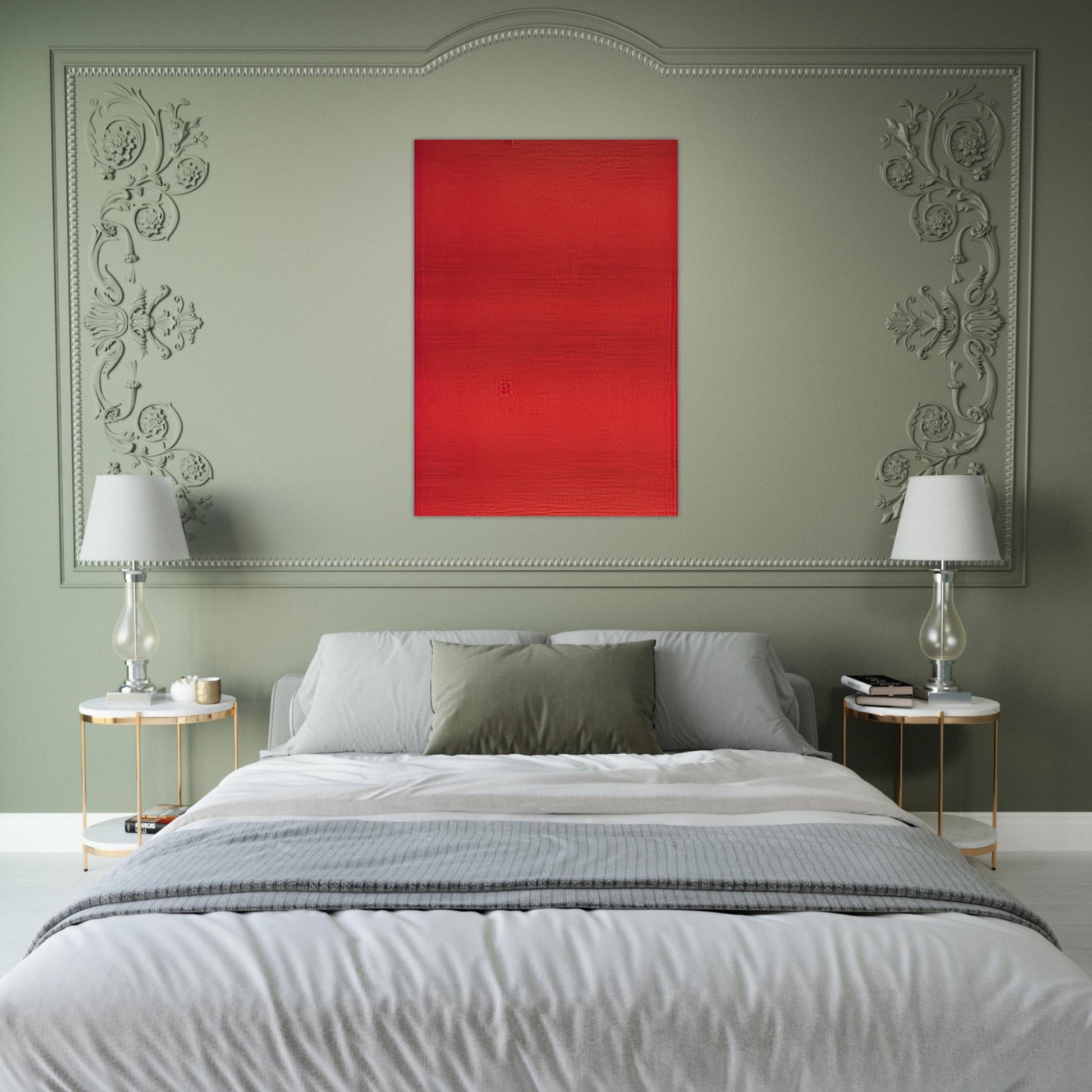 Spazio Luce - 1963 - Antonio Calderara Brushed Aluminum Print - 70x100 cm / 28x40 inches | Antonio Calderara Aluminum Print | Antonio Calderara Prints