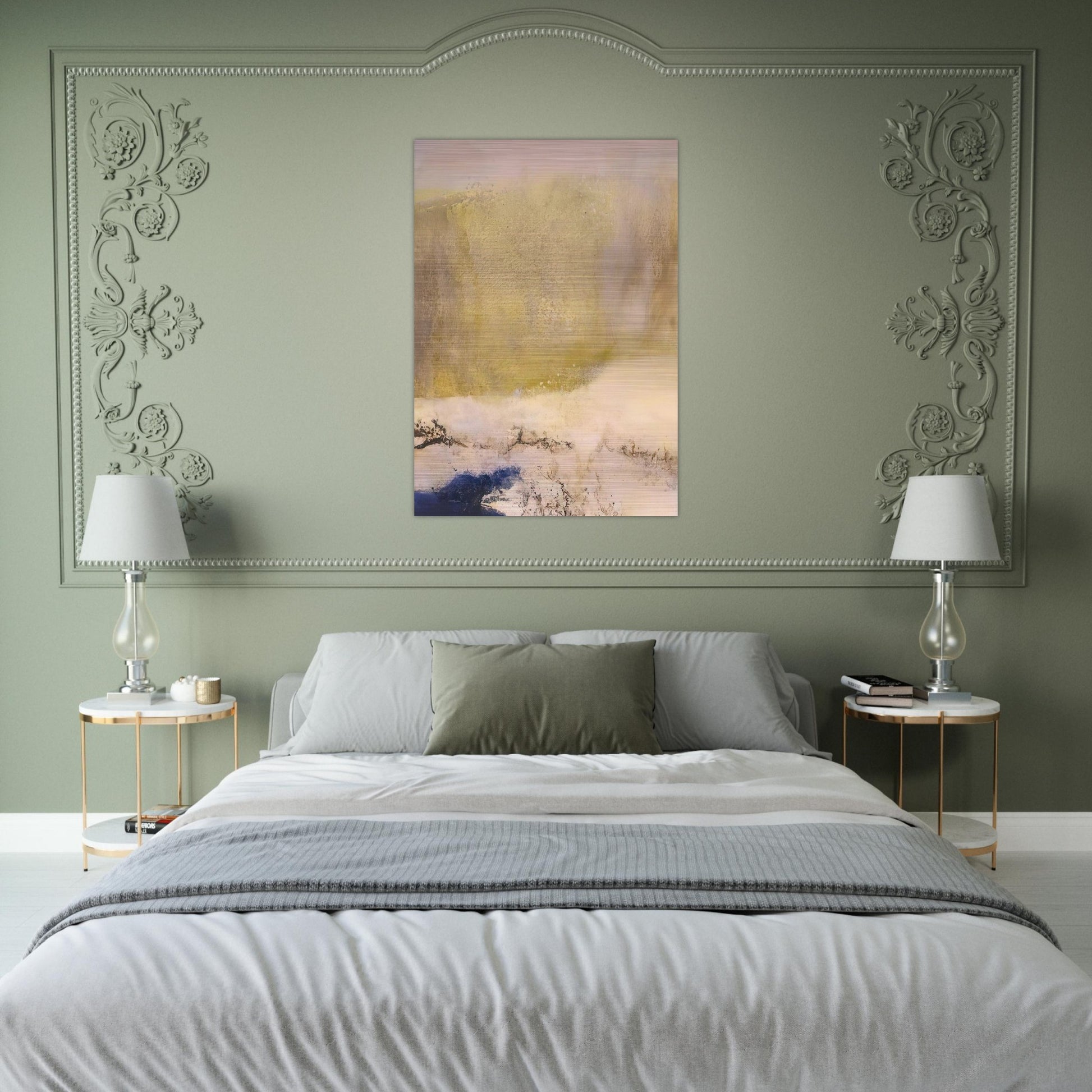 01 02 1997 1997 - Zao Wou-Ki Brushed Aluminum Print - 70x100 cm / 28x40 inches | Zao Wou-Ki Aluminum Print | Zao Wou-Ki Prints