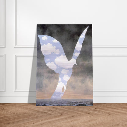 THE BIG FAMILY 1963 - Rene Magritte Brushed Aluminum Print - 70x100 cm / 28x40 inches | Rene Magritte Aluminum Print | Rene Magritte Prints