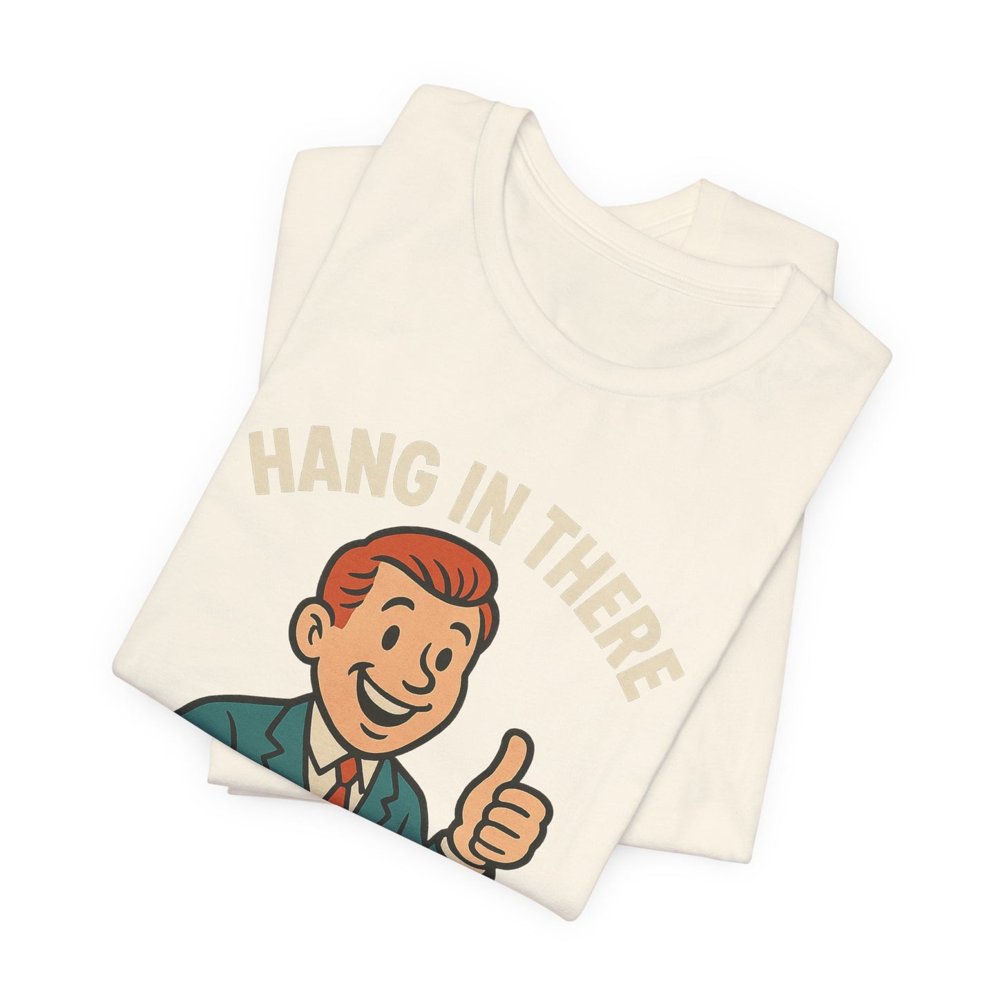 Camiseta divertida con cita sarcástica "Aguanta, que empeora", humor negro, camiseta gráfica divertida.
