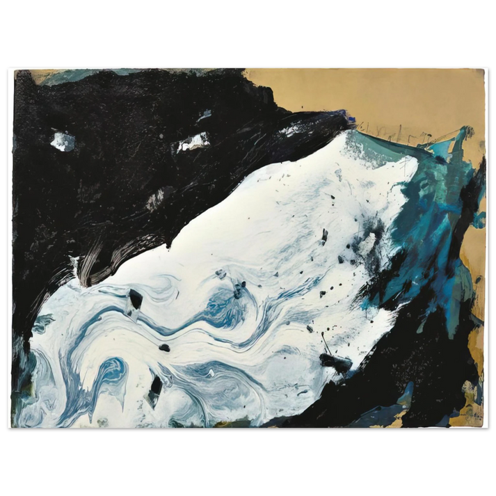 Emil Schumacher - GE-21 - 1991  75x100 cm / 30x40inches Fine Art Poster
