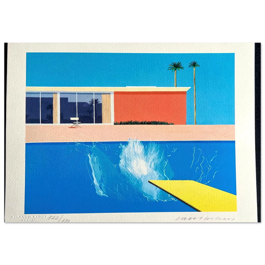 David Hockney - David Hockney Wall art - 13x18 cm / 5x7 inches - Fine Art Poster-canvas - -