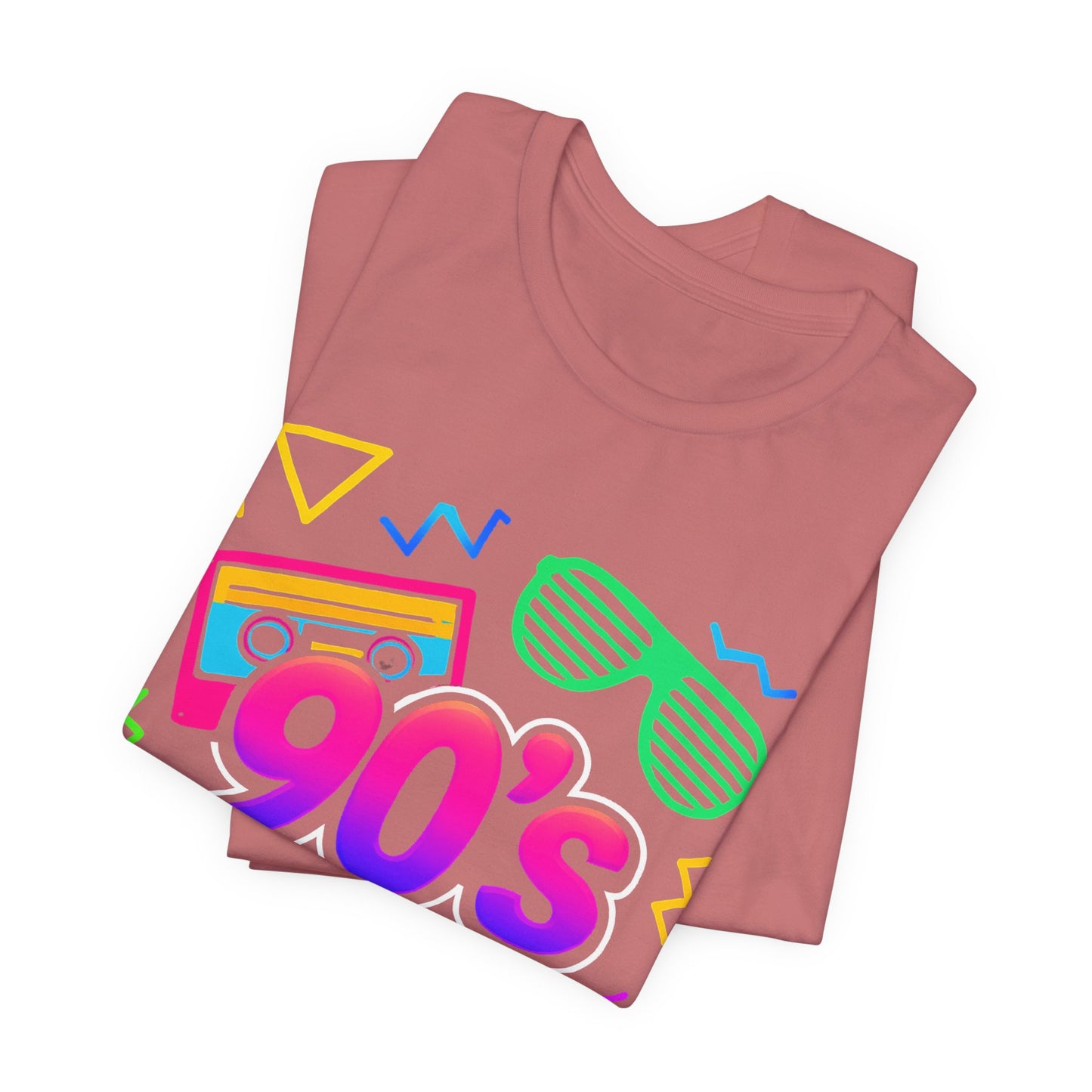 Música de la vieja escuela de los 90: ambiente arcade, clásico vintage de los 90. Camiseta retro de los 90 con la frase "Amo los años noventa".