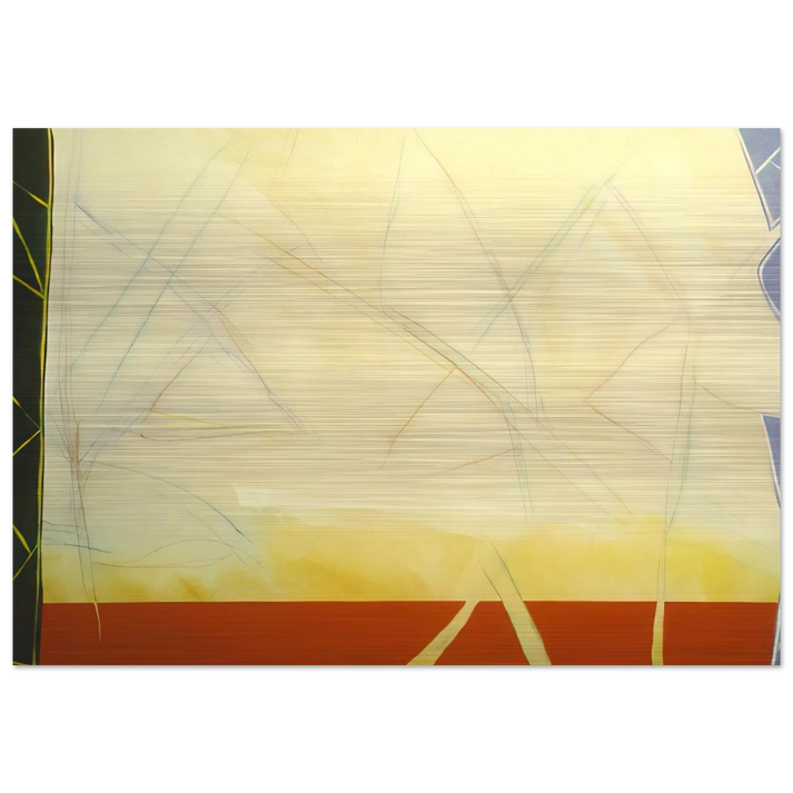 Rights Of Man 6 - 1988 - Ronnie Landfield Brushed Aluminum Print - 70x100 cm / 28x40 inches | Ronnie Landfield Aluminum Print | Ronnie Landfield Prints
