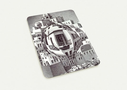 BALCONY By MC Escher Pack of 10 Post Cards | MC Escher Post Cards | A6 (10.5 x 14.8 cm) - 4.1 x 5.8 inches