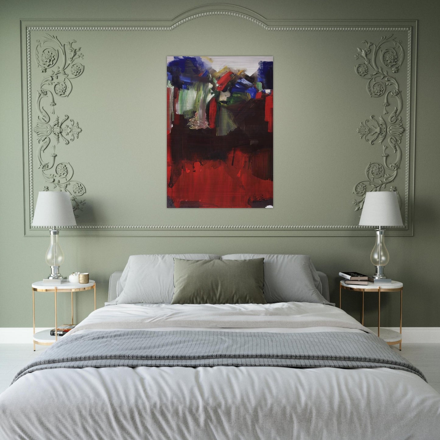 Nulli Secundus - Hans Hofmann Brushed Aluminum Print - 70x100 cm / 28x40 inches | Hans Hofmann Aluminum Print | Hans Hofmann Prints