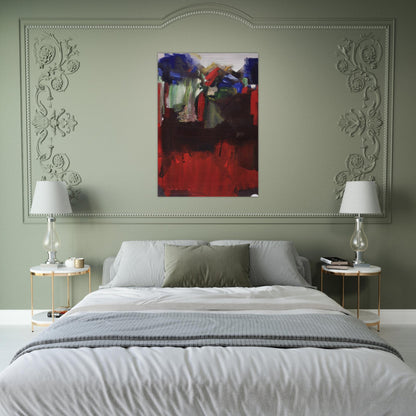 Nulli Secundus - Hans Hofmann Brushed Aluminum Print - 70x100 cm / 28x40 inches | Hans Hofmann Aluminum Print | Hans Hofmann Prints