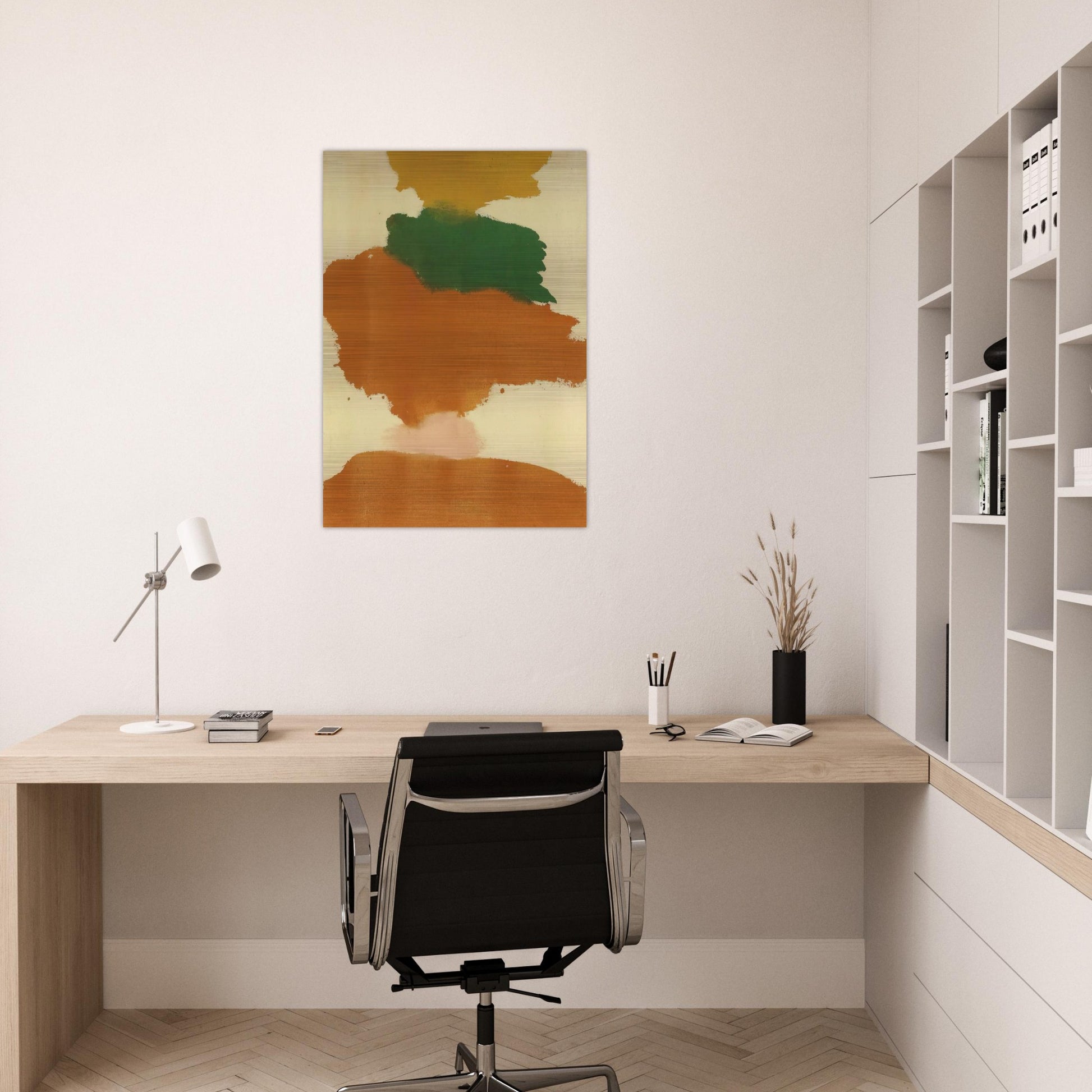Untitled - 1963 - Helen Frankenthaler Brushed Aluminum Print - 70x100 cm / 28x40 inches | Helen Frankenthaler Aluminum Print | Helen Frankenthaler Prints
