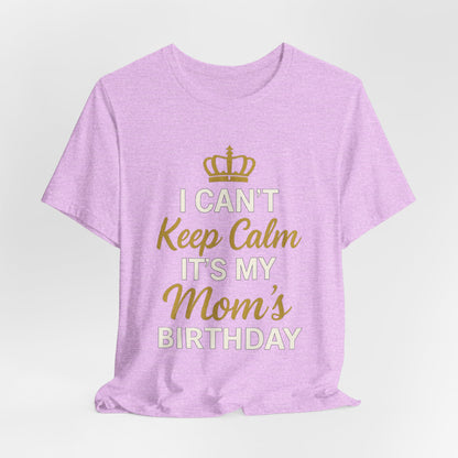 No puedo mantener la calma, es el cumpleaños de mi mamá