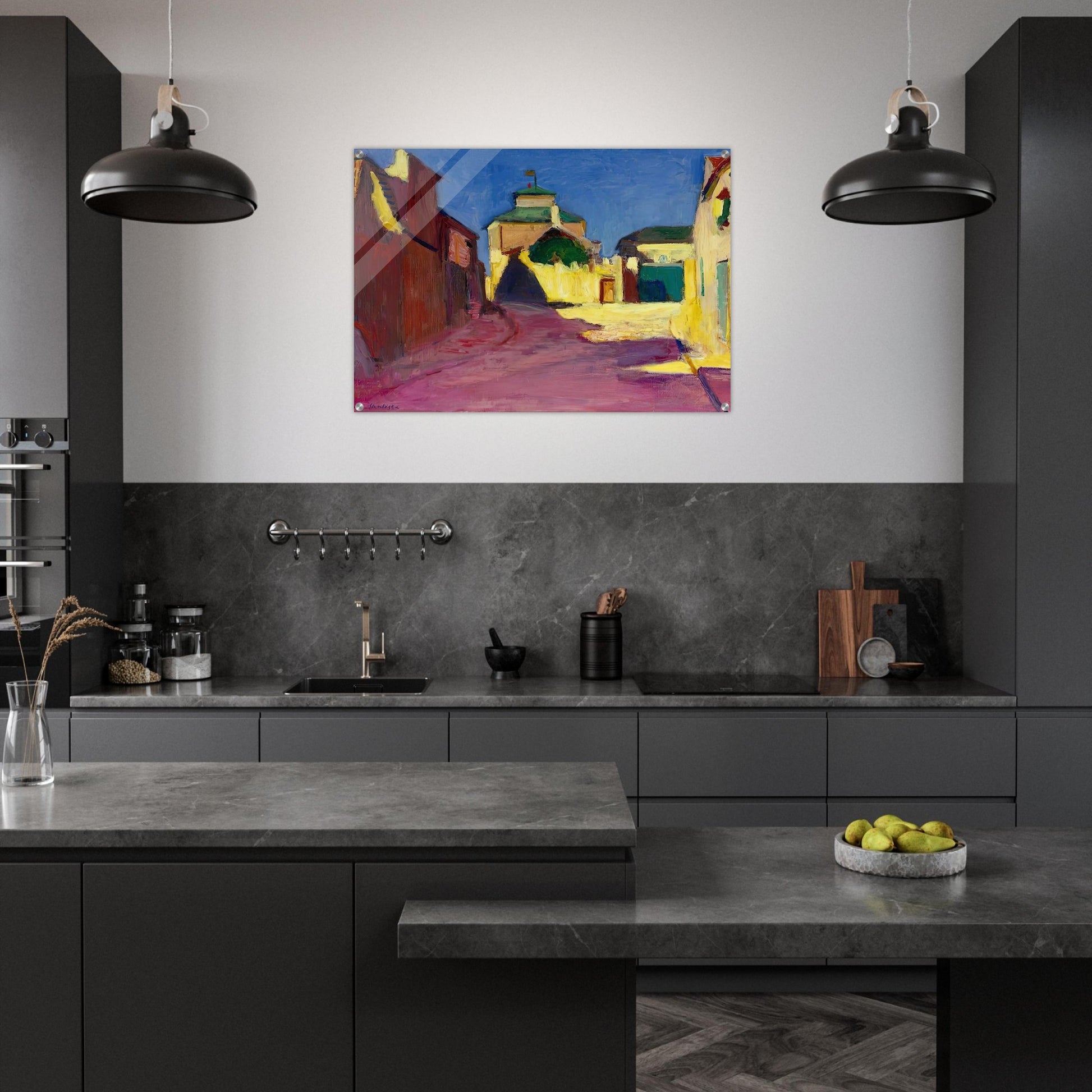 UNE RUE A ARCUEIL 1904 - Henri Matisse Acrylic Print - 70x100 cm / 28x40″ inches | Henri Matisse Wall Art | Henri Matisse Prints