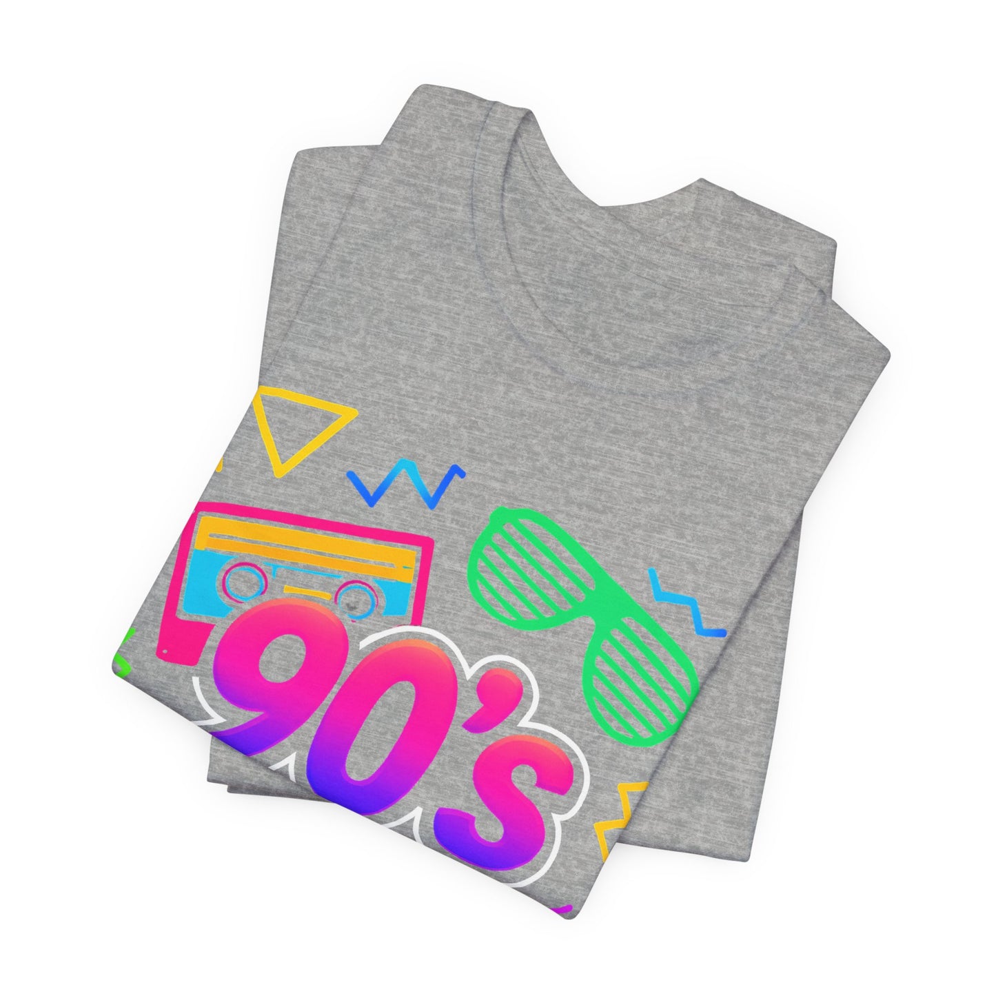 Música de la vieja escuela de los 90: ambiente arcade, clásico vintage de los 90. Camiseta retro de los 90 con la frase "Amo los años noventa".