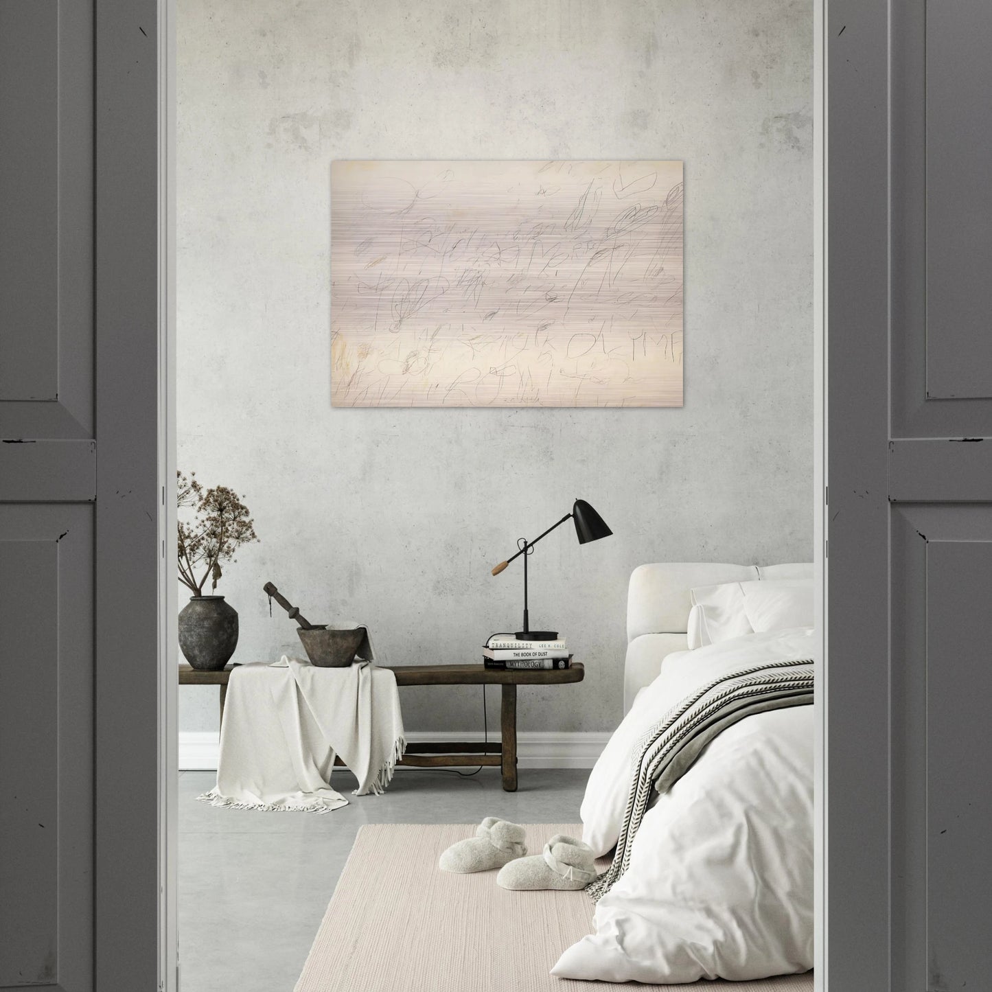 Olympia - Cy Twombly Brushed Aluminum Print - 70x100 cm / 28x40 inches | Cy Twombly Aluminum Print | Cy Twombly Prints