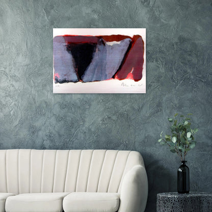 Untitled - 1979 - Bram van Velde Brushed Aluminum Print - 70x100 cm / 28x40 inches | Bram van Velde Aluminum Print | Bram van Velde Prints