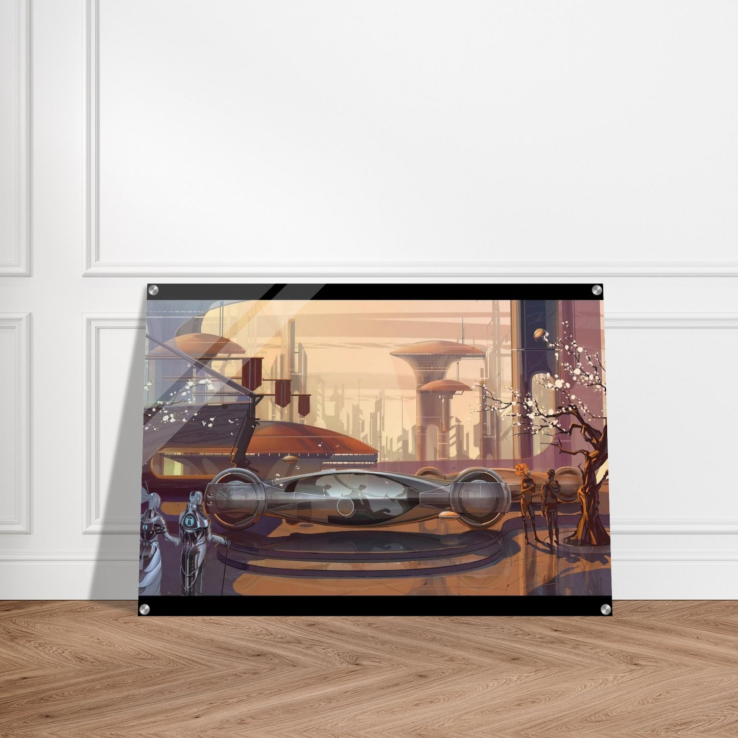 Syd Mead - Syd Mead Acrylic Print - 70x100 cm / 28x40″ inches | Syd Mead Wall Art | Syd Mead Prints