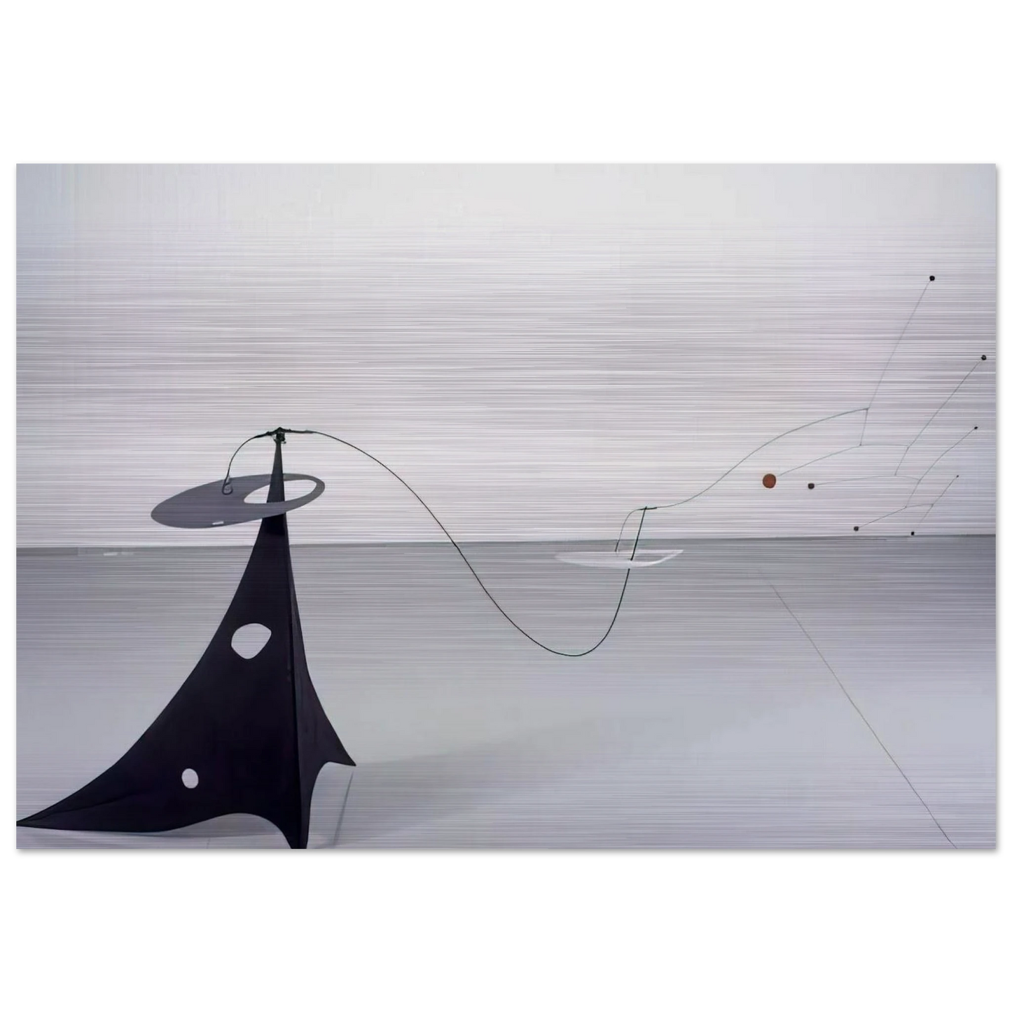PARASITE 1947 - Alexander Calder Brushed Aluminum Print - 70x100 cm / 28x40 inches | Alexander Calder Aluminum Print | Alexander Calder Prints