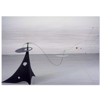 PARASITE 1947 - Alexander Calder Brushed Aluminum Print - 70x100 cm / 28x40 inches | Alexander Calder Aluminum Print | Alexander Calder Prints