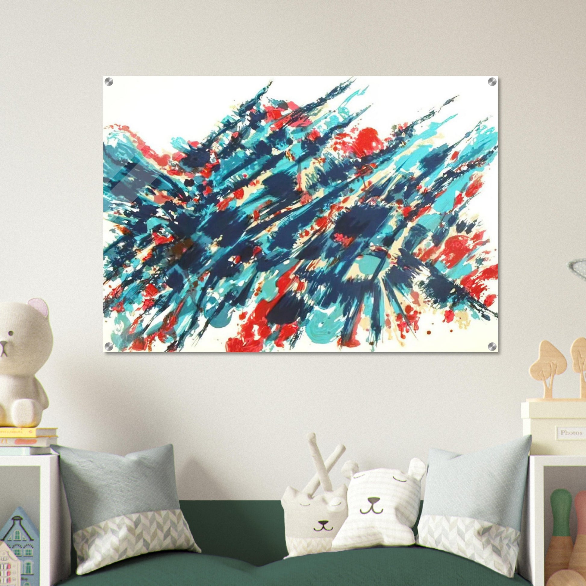 Le Sang et l’eau - 1978 - Alfred Manessier Acrylic Print - 70x100 cm / 28x40″ inches