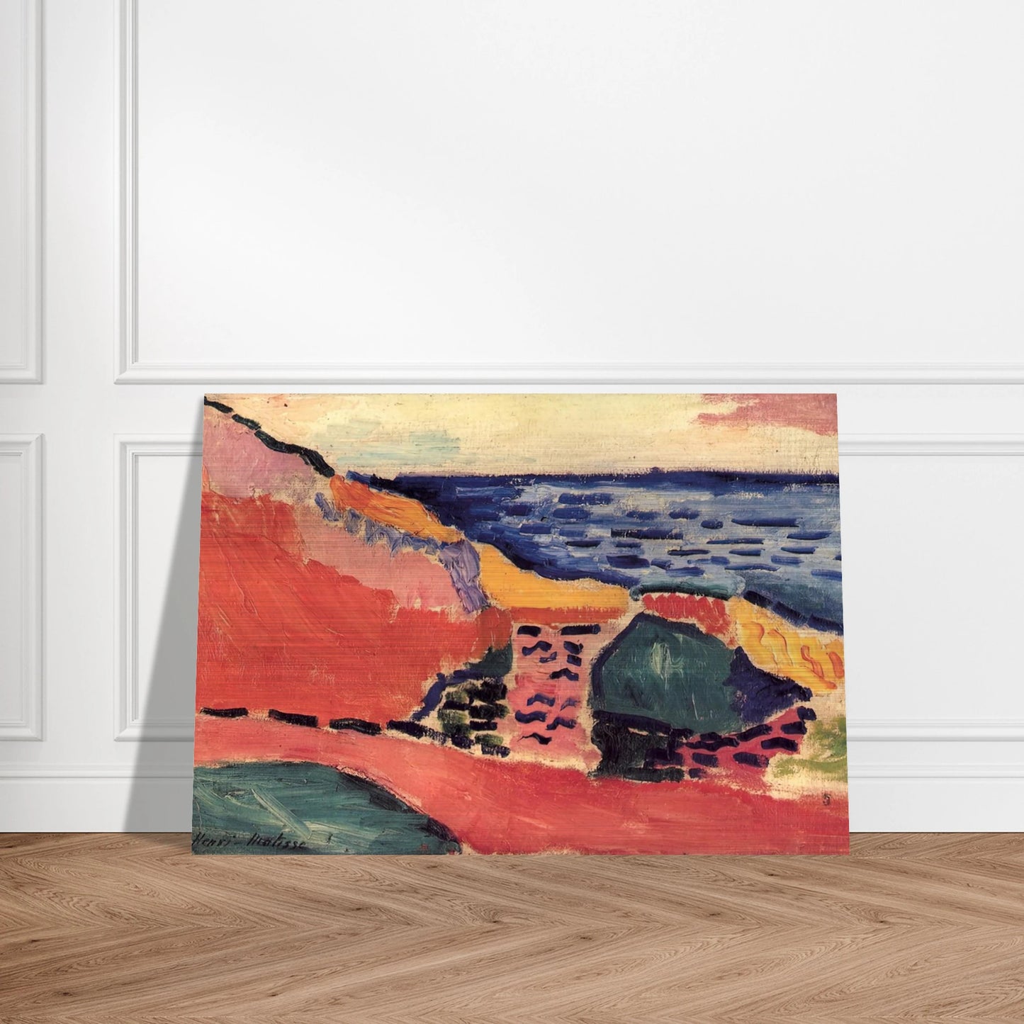 LA MOULADE COLLIOURE IN THE SUMMER 1905 - Henri Matisse Brushed Aluminum Print - 70x100 cm / 28x40 inches | Henri Matisse Aluminum Print | Henri Matisse Prints