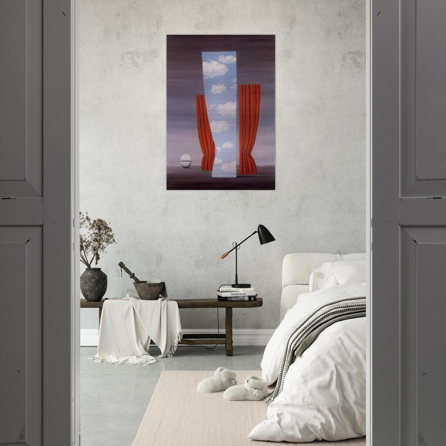 GIOCONDA 1964 - Rene Magritte Brushed Aluminum Print - 70x100 cm / 28x40 inches | Rene Magritte Aluminum Print | Rene Magritte Prints