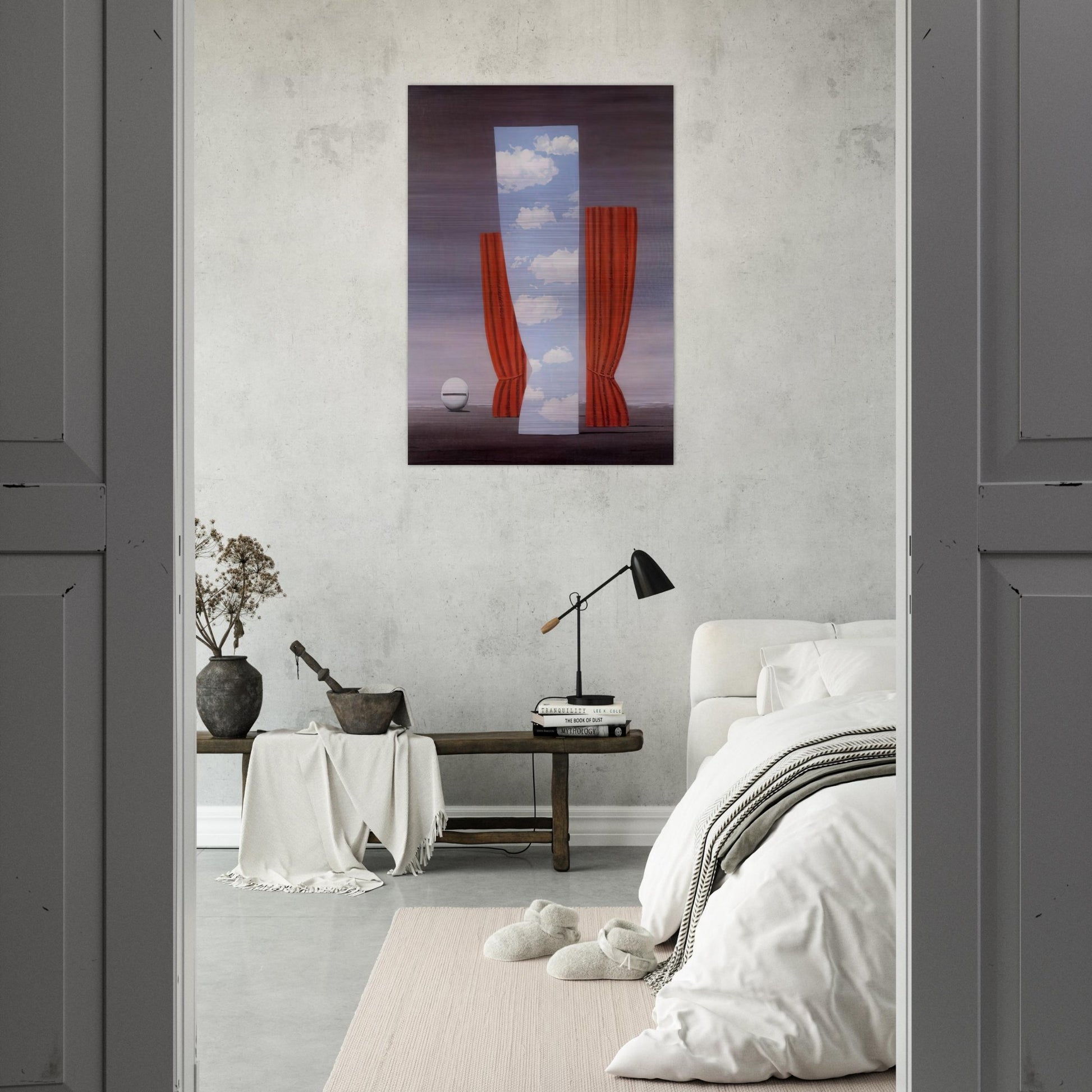 GIOCONDA 1964 - Rene Magritte Brushed Aluminum Print - 70x100 cm / 28x40 inches | Rene Magritte Aluminum Print | Rene Magritte Prints