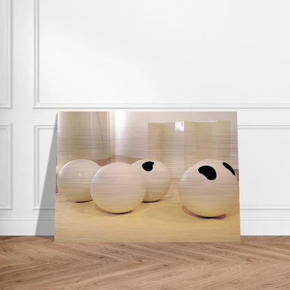 Balls - 2001 - Lygia Pape Brushed Aluminum Print - 70x100 cm / 28x40 inches | Lygia Pape Aluminum Print | Lygia Pape Prints