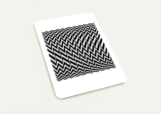 FRAGMENT 3 1965 By Bridget Riley Pack of 10 Post Cards | Bridget Riley Post Cards | A6 (10.5 x 14.8 cm) - 4.1 x 5.8 inches