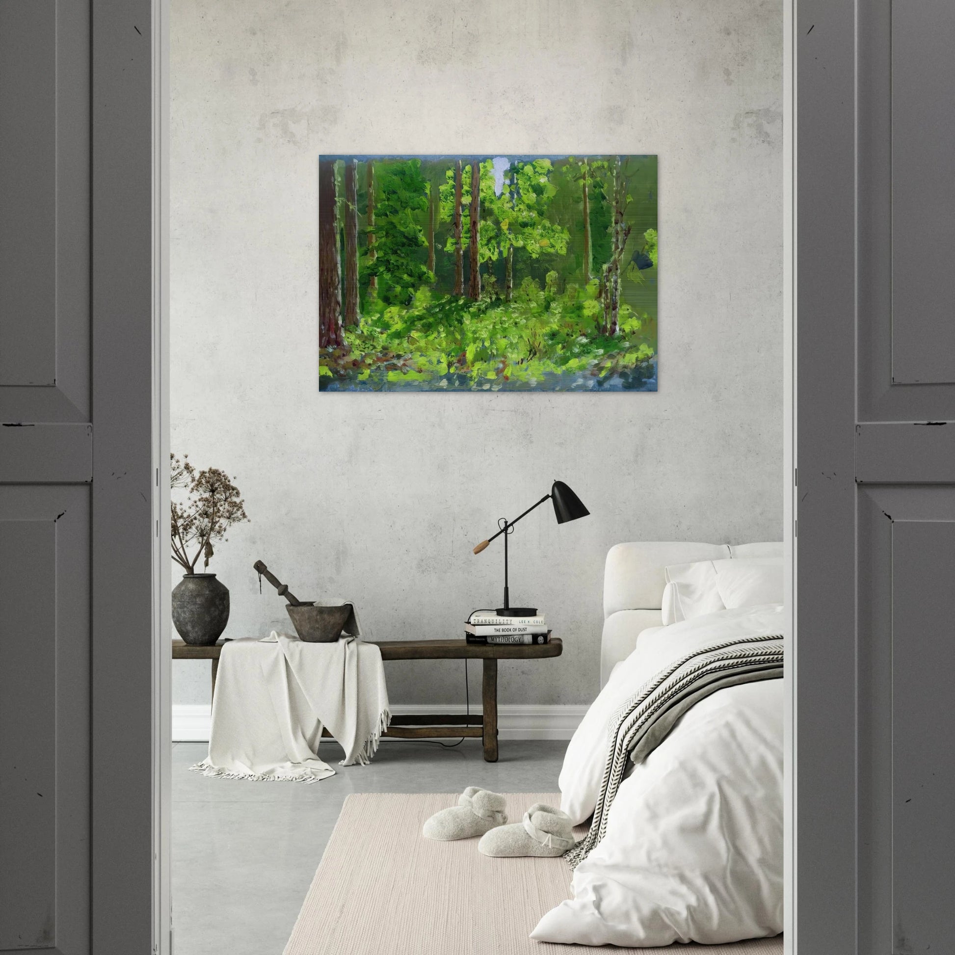 Forest - Arkhyp Kuindzhi Brushed Aluminum Print - 70x100 cm / 28x40 inches | Arkhyp Kuindzhi Aluminum Print | Arkhyp Kuindzhi Prints