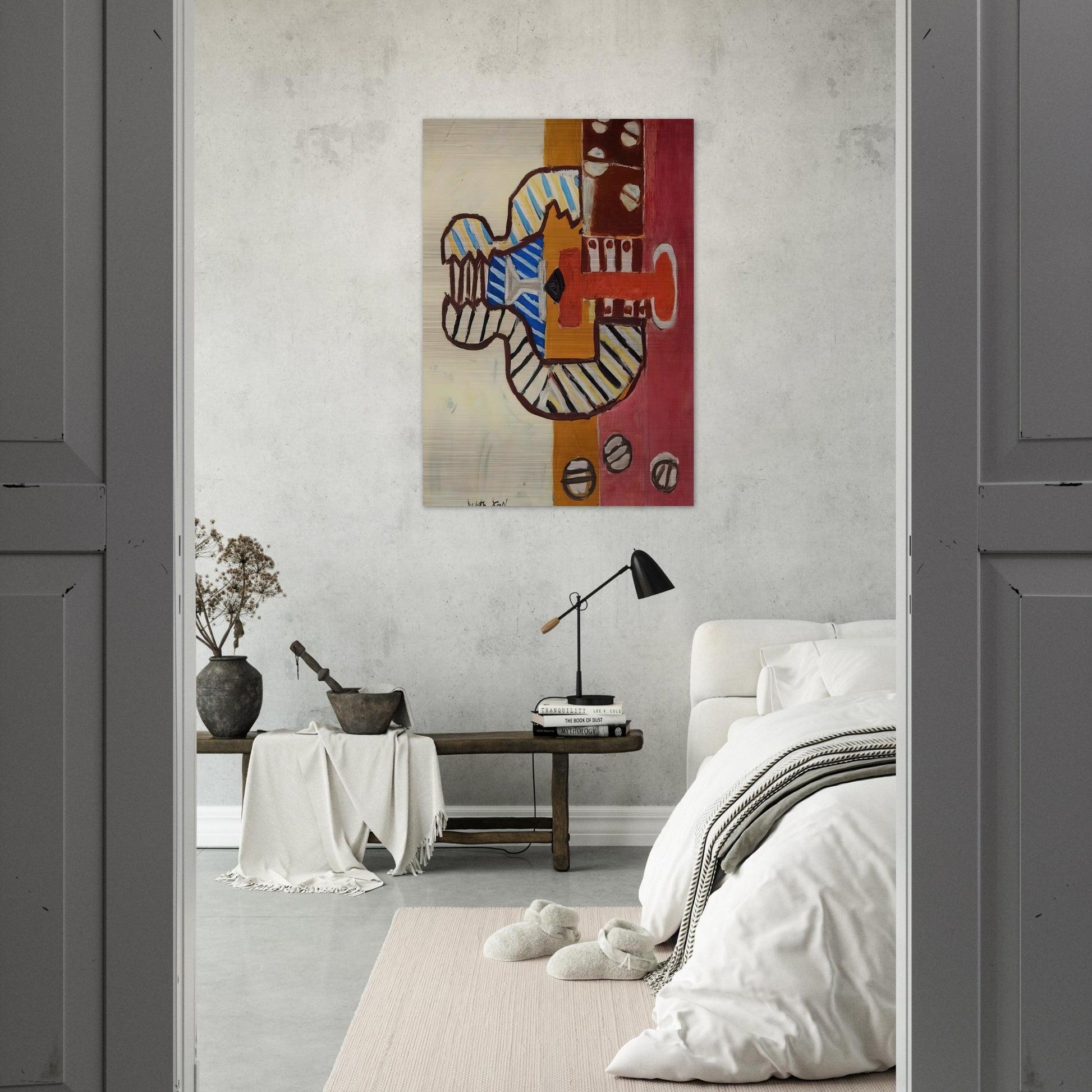 THE VALVE 1954 - Roy Lichtenstein Brushed Aluminum Print - 70x100 cm / 28x40 inches | Roy Lichtenstein Aluminum Print | Roy Lichtenstein Prints